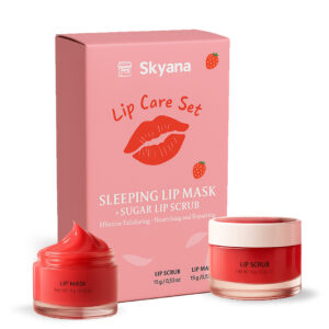 Vegan Fruit Lip Scrub 2 in 1sleeping Lip Care Moisturizing Organic Lip Balm Scrub